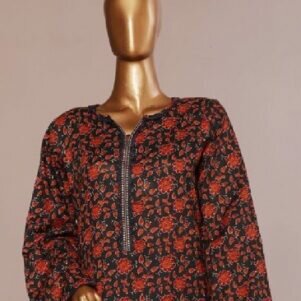 Bin Saeed Stitched 3 Piece Printed Lawn Fershi Shalwar Collection'2025