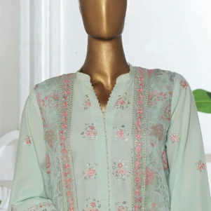 Bin Saeed Stitched 3 Piece Embroidered Eid Ka Jora Luxury Lawn Collection'2025